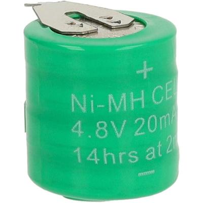 Vhbw - NiMH Ersatz Knopfzellen-Akku Typ 4/V15H 2-Pins 20mAh 4,8V kompatibel mit Modellbau-Akkus, Image