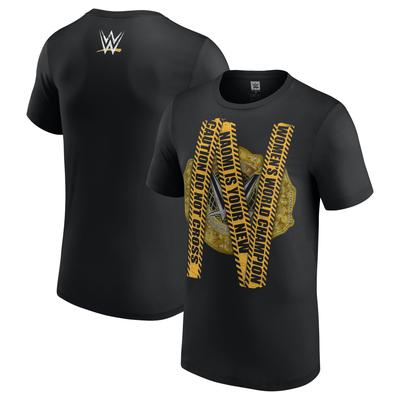 WWE Naomi Do Not Cross Championship Centreplate T-Shirt - Schwarz - Herren Image