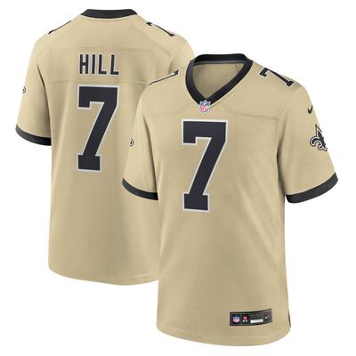 New Orleans Saints Nike Game Ausweichtrikot - Gold - Taysom Hill - Herren Image