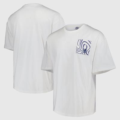 Chelsea Swirl Pocket T-Shirt – Elfenbein – Herren Image