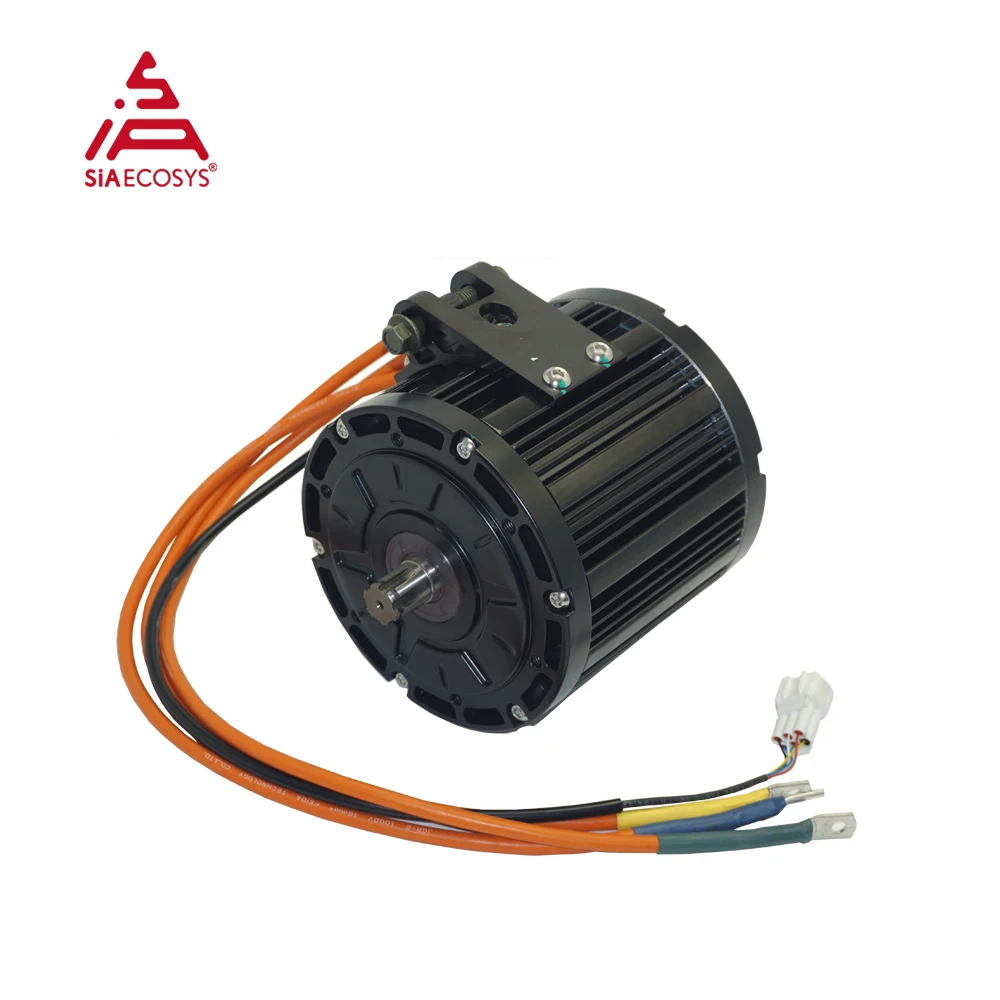 QS Motor 138 3000 W 70H V1 Mittelantriebsmotor mit 428 Kettenradtyp für Elektromotorräder 100 km/h von SIAECOSYS Image
