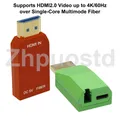 Mini convertitore HDMI over fibra 4Kx2K@30Hz/60Hz 10,3 Gbps OM3 HDMI multimodale 1.4 HDMI 2.0 fino a 300 M