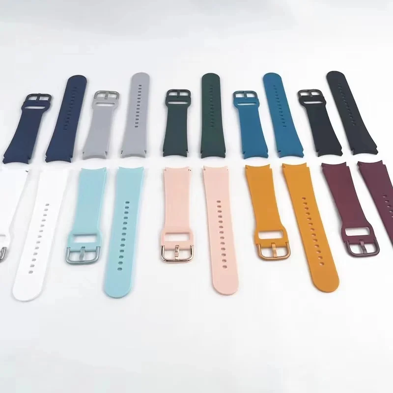 Offizielles Silikonarmband für Samsung Galaxy Watch 7 6 5 4 FE 44 mm 40 mm 5 Pro 45 mm 20 mm Armband ohne Lücke Galaxy Watch 6-4 Classic Image