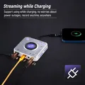 Adattatore audio Synido Live Dock A10/A20 con interfaccia audio portatile per registrazione musicale USB-C per iPhone Telefoni Android Computer PC
