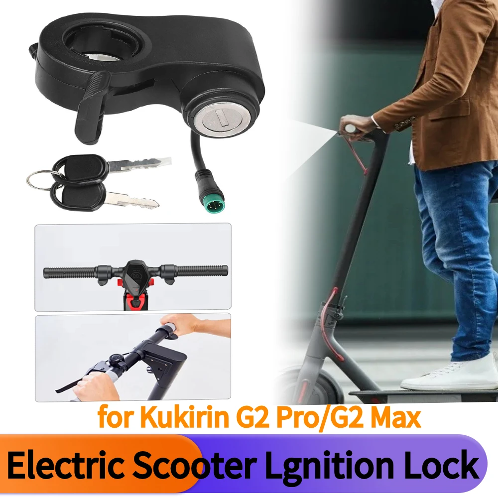 E-Scooter Zündschloss Elektroroller Zündschloss Anlasserschloss Schloss für Kukirin G2 Pro/Max Elektroroller Image