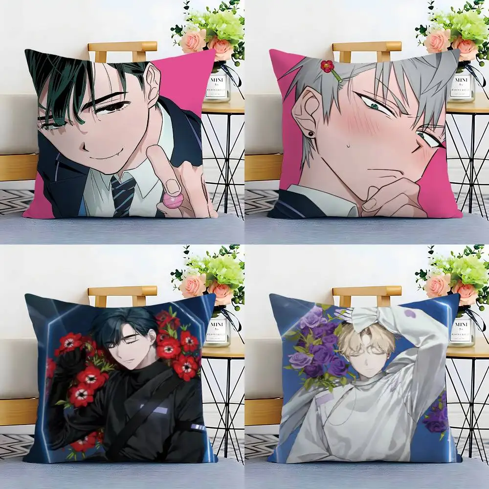 Anime A-Alien S-Stage Ivan Kissenbezug Sofa Wohnzimmer Schlafzimmer Doppelseitiger Druck Quadratisches Kissen Nickerchen Zeit Kissenbezug Image