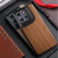 Custodia per Motorola Edge 50 neo pro x50 Ultra funda modello in legno di bambù Cover posteriore in pelle per custodia Moto G Power Stylus Play 2024