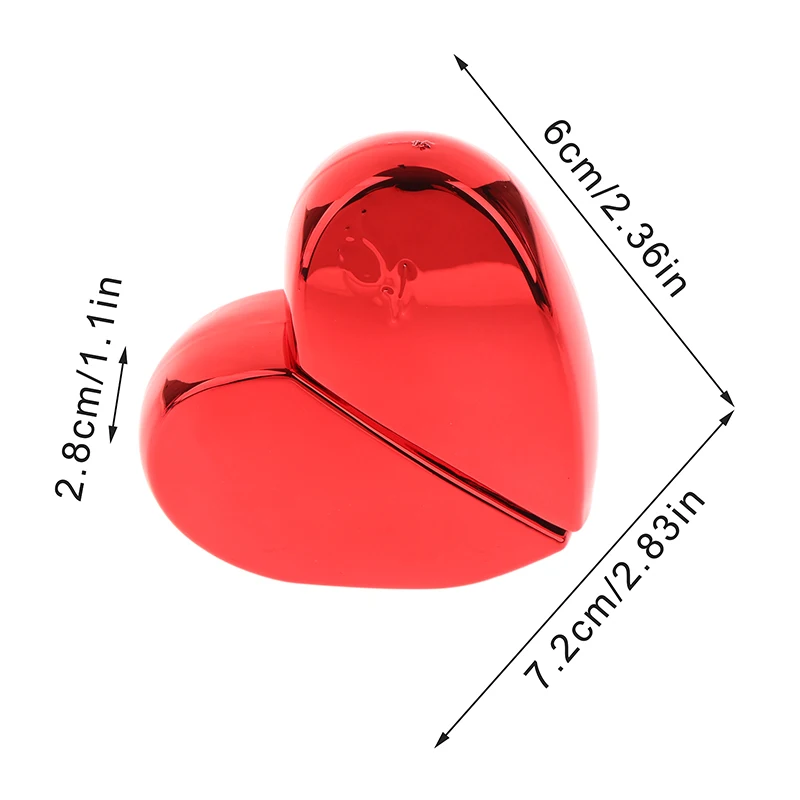 HUA 25 ml Parfümflasche Reise herzförmige Sprühflasche Glas leere Flasche Parfüm Nebel Zerstäuber tragbarer Kosmetikbehälter Image