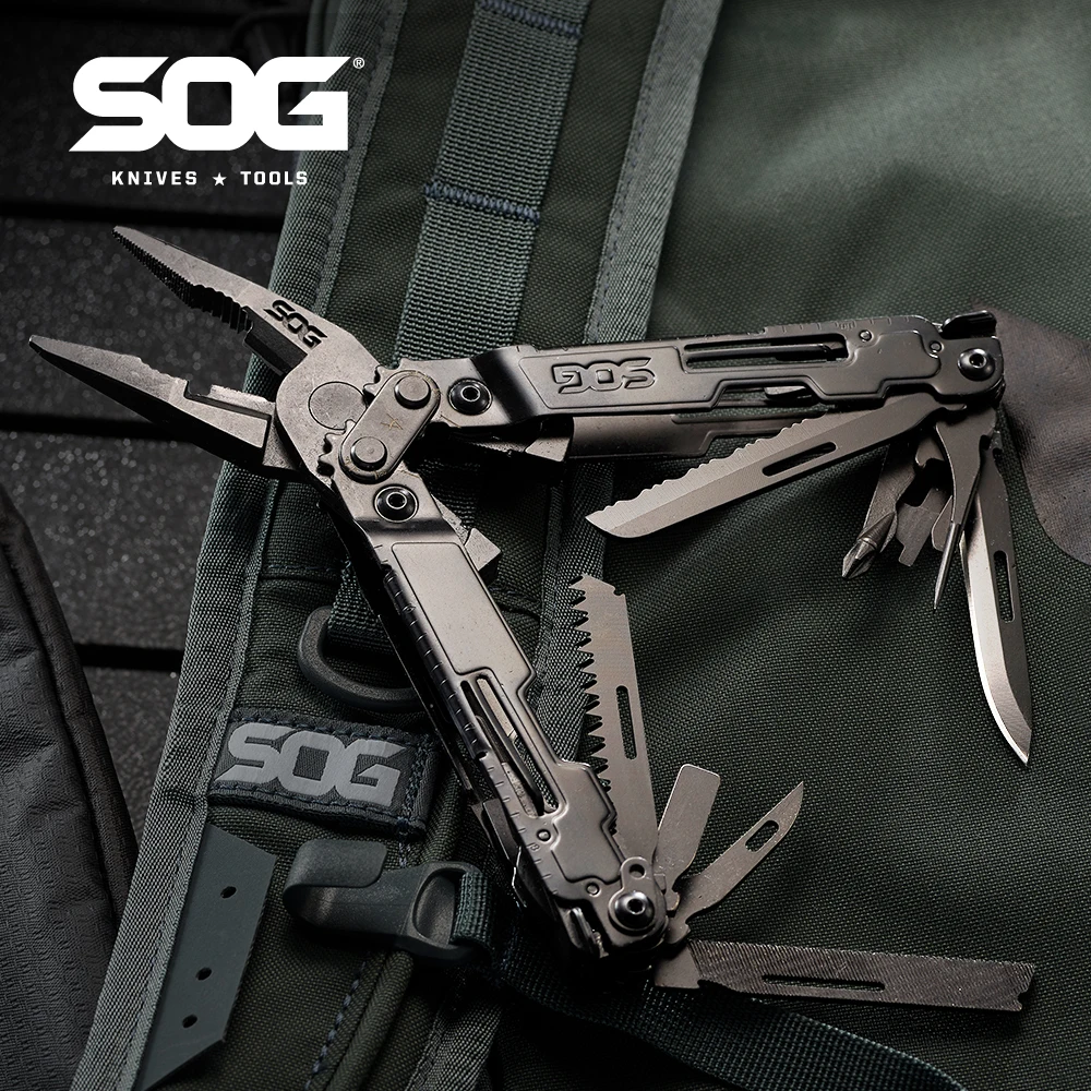 SOG 21 in 1 PowerAccess Deluxe Multi-Tool Klappzange Taktisches Multitool EDC Outdoor Camping Survival Equipment Handwerkzeuge