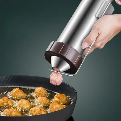 Meatball Sausage Integrated Machine, Hand Push Meatball Maker, Fish Ball Shrimp Paste Artifact, Home Commercial Sausage Stuffer,