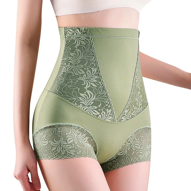 Mutandine contenitive per la pancia modellanti a vita alta Intimo dimagrante in pizzo Intimo modellante per il corpo da donna