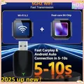 Texture delicata-2 in 1 cablato a wireless Carplay Android Auto Adattatore Gadget per auto Smart Box non applicabile per Tesla BMW Nissan