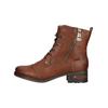 Schnürstiefelette MUSTANG SHOES "Mustang Shoes Stiefelette Lederimitat", Damen, Gr. 38, braun, Lederimitat, casual, Schuhe