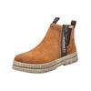 Stiefelette BUGATTI "bugatti Stiefelette Lederimitat", Herren, Gr. 43, braun (cognac), Lederimitat, casual, Schuhe