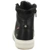 Sneaker MUSTANG SHOES "Mustang Shoes Sneaker Lederimitat", Damen, Gr. 38, schwarz, Lederimitat, casual, Schuhe