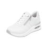 Sneaker REMONTE "Remonte Sneaker Leder", Damen, Gr. 41, weiß, Leder, casual, Schuhe
