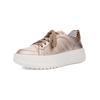 Sneaker ARA "Ara Sneaker Leder", Damen, Gr. 43, beige, Leder, casual, Schuhe