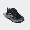 Wanderschuh ADIDAS TERREX "TERREX AX4S SPEED LACING", Gr. 32, core schwarz, grau two, grau six, Synthetik, Textil, sportlich, Schuhe
