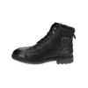Schnürstiefelette PANTOFOLA D´ORO "Pantofola d'Oro Stiefelette Leder", Gr. 41, schwarz, Leder, casual, Schuhe