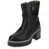 Stiefelette MUSTANG SHOES "Mustang Shoes Stiefelette Lederimitat", Damen, Gr. 41, schwarz, Lederimitat, casual, Schuhe
