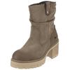 Stiefelette MUSTANG SHOES "Mustang Shoes Stiefelette Lederimitat", Damen, Gr. 37, erde, Lederimitat, casual, Schuhe