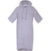 Badeponcho TOM TAILOR HOME "Surfponcho COLOR BATH" Gr. L, lila (soft lila), L/XL, Frottier, Hausmäntel, mit Kordel, mit Bauchtasche, saugstark, reine Baumwolle