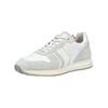 Schnürschuh PANTOFOLA D´ORO "Pantofola d'Oro Halbschuhe Leder/Textil", Gr. 44, grau (weiß, grau), Leder, Textil, casual, Schuhe