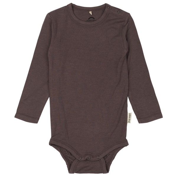 Mikk-Line - Kid's Wool/Bamboo L/S Body - Merinounterwäsche Gr 80 braun