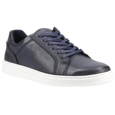 Hush Puppies Madden Herren Sneaker Aus Leder In Marineblau Image
