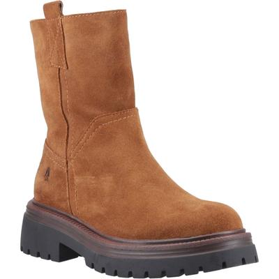 Hush Puppies Rebecca Damen Wildleder Stiefel in Tan Image