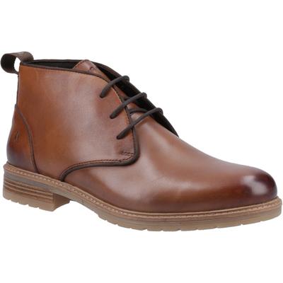 Hush Puppies Ricky Leder Herren Stiefeletten in Tan Image