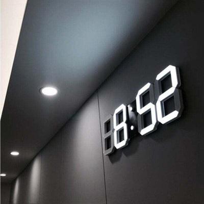 LED-Wanduhr, Wecker, LED-Digital-Wanduhr, Reloj De Pared Horloge, Alarm, Alarme, digitale Tischuhr, Image