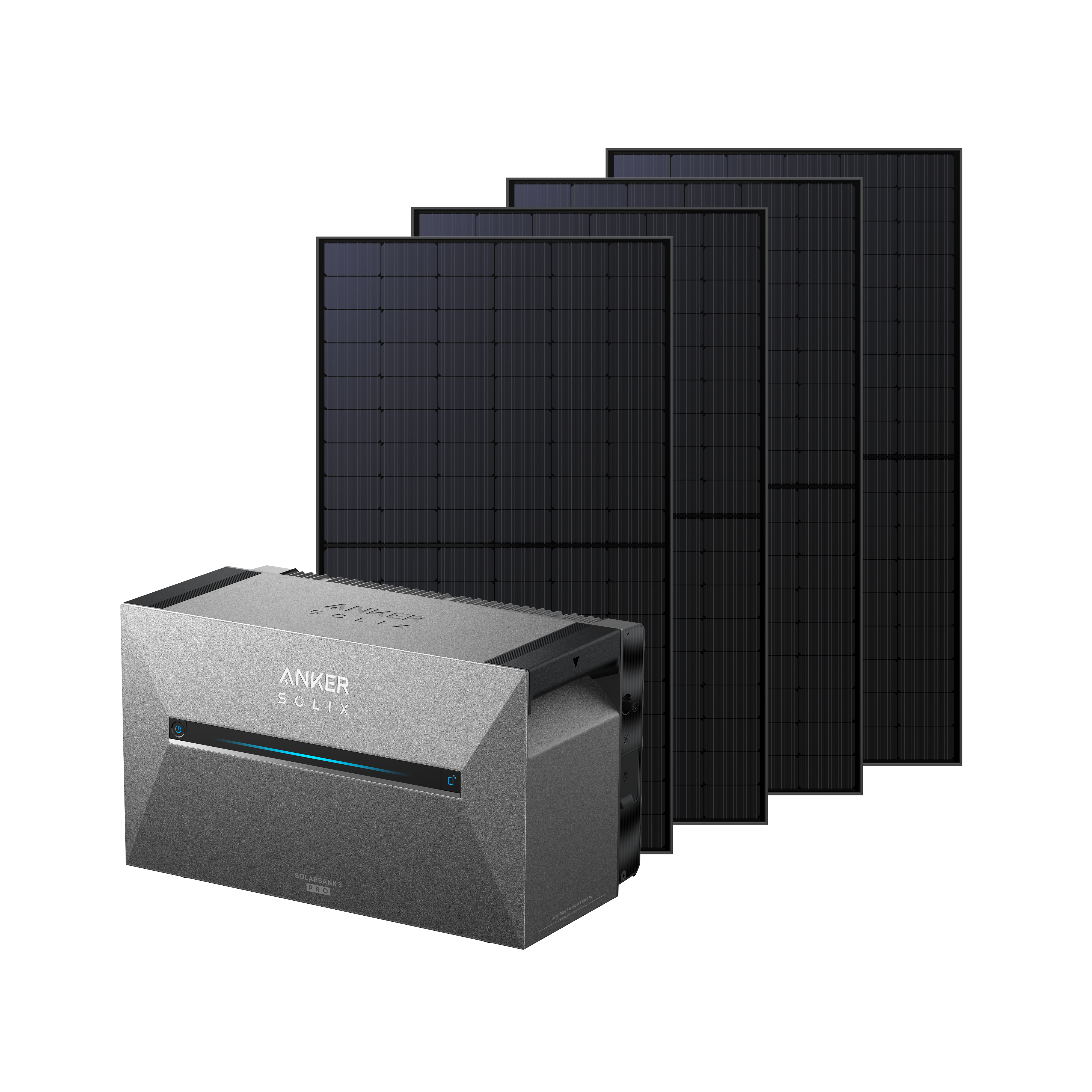 Anker SOLIX Solarbank 3 E2700 Pro + 2000Wp Bifaziales Solarmodul Image