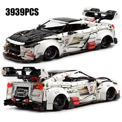 3939PCS Technische 1:8 GT-R Sport Auto Bausteine Mit Original Box Bau Ziegel Spielzeug Geschenk Für Erwachsene Kinder Image