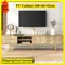 Meuble TV moderne Comanlai avec 2 portes et 2 tiroirs, supports TV en bois, meubles de salon, 160 × 36 × 42 cm