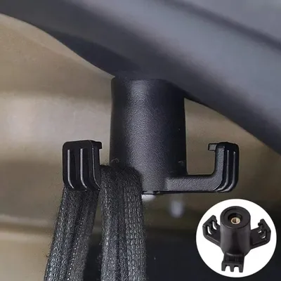 1pc Car Trunk Hook Interior Design Luggage Storage Rotate for Refreshed Version of MODEL 3 Grocery Bag Buckle Interior Design