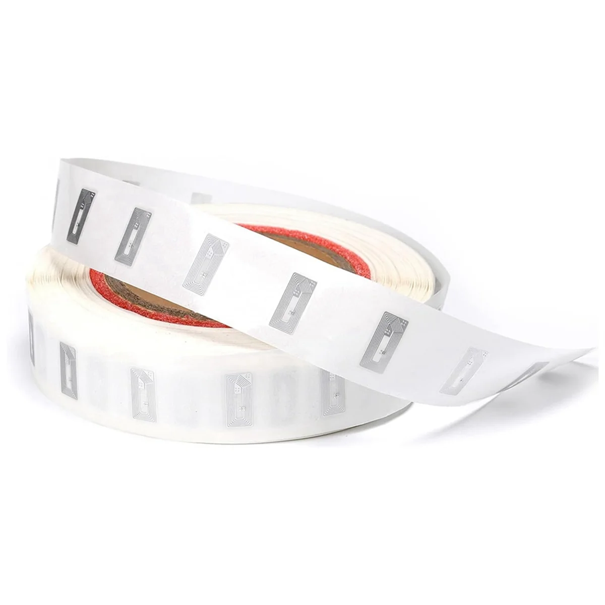 100 Stück NFC-Tags Aufkleber mit ntag213 Chip leer NFC-Aufkleber Klebe etiketten RFID-Tags wieder beschreibbar 144 Byte Speicher Image