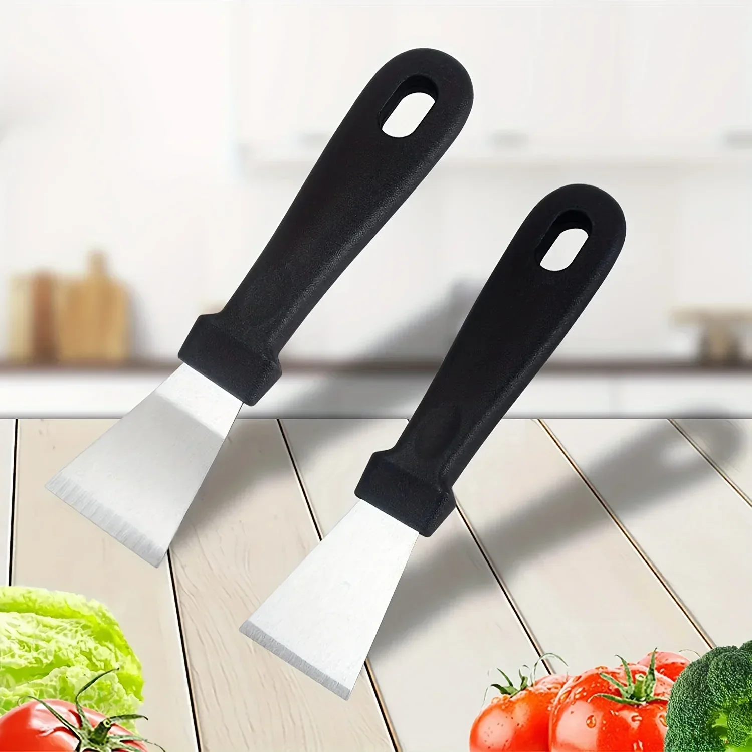 Farbabisolierwerkzeug, Reinigung zum Entfernen von Etiketten, Aufklebern, Farbe aus Glas und Herd, Schaber, Küchenreinigungsschaufel Image