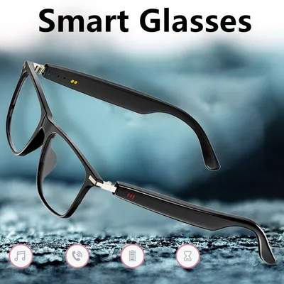 LIGE Mode Kopfhörer Smart Sonnenbrille IP68 Wasserdicht Outdoor UV Schutz Smart Brille Touch Bluetooth Anruf Sprachassistent Image