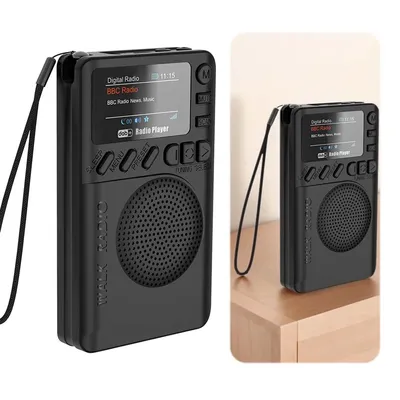 P9 DAB FM Digital Radio MP3 Player Portable Radio Speaker LCD Display Digital Alarm Clock Sleep High Sensitivity DAB Radio