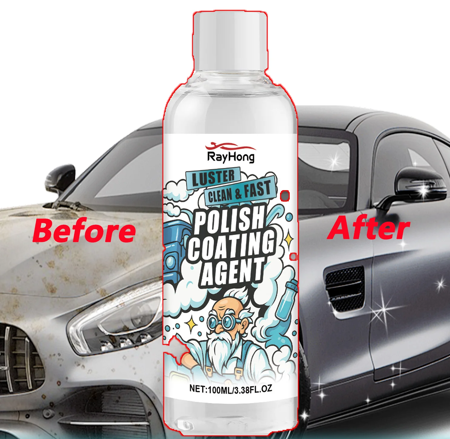 Auto Nano Keramik Beschichtungsmittel Auto Hydrophobe Schicht Polieren Farbe Beschichtung Automotive Detaillierung Auto Reinigung Produkte 100 ml Image