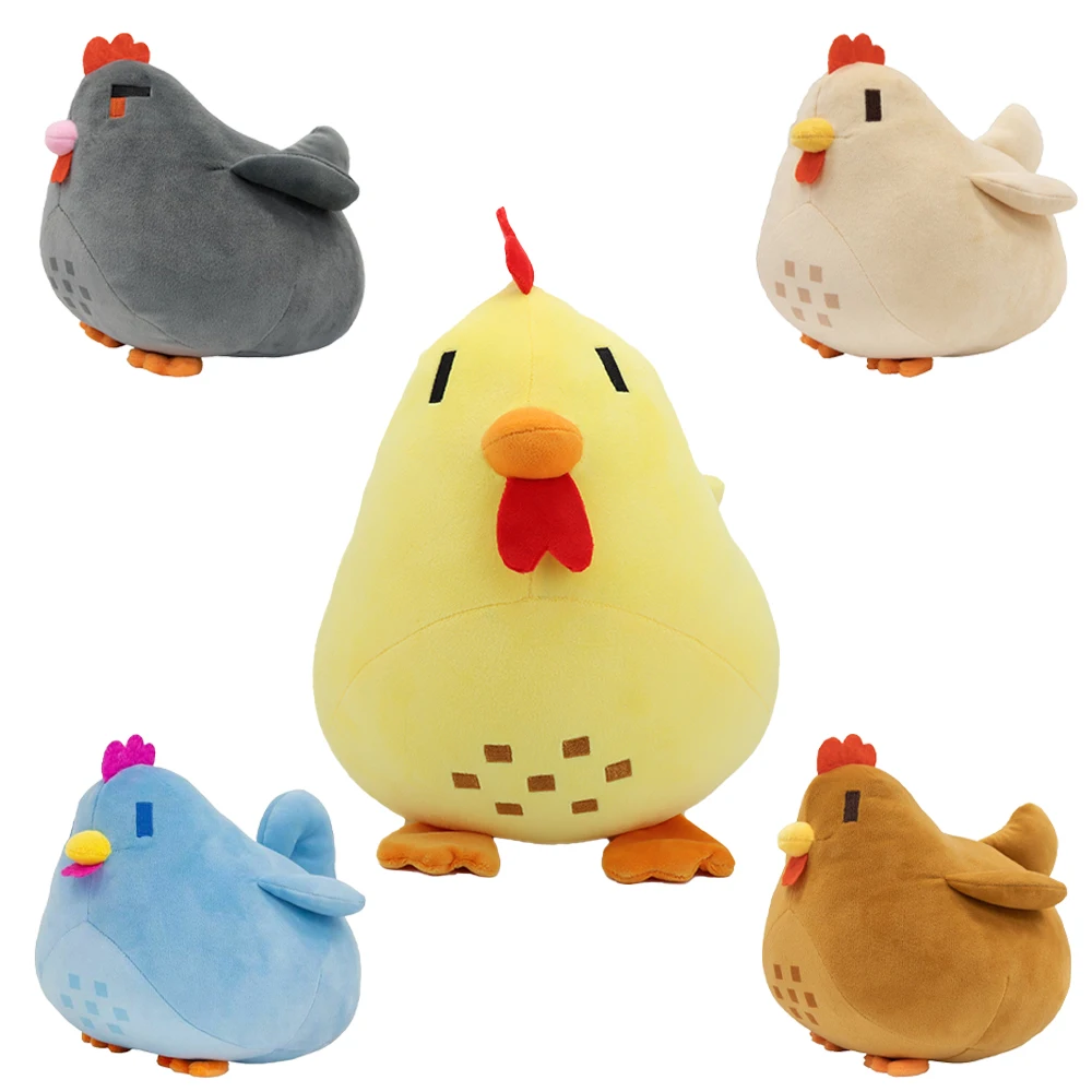 20/38 cm Nettes Huhn Küken Kissen Plüsch Spielzeug Weiche Angefüllte Hahn Tier Spielzeug Goldene Huhn Kissen Kinder Geburtstag geschenke Room Decor Image