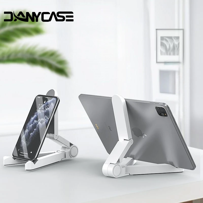 Tragbarer faltbarer iPad-Ständer, kompatibel mit 10,2 cm (11 Zoll Tablet-Telefon-Desktop-Kunststoffhalter für Xiaomi Samsung Huawei Phone Tablet-Ständer Image