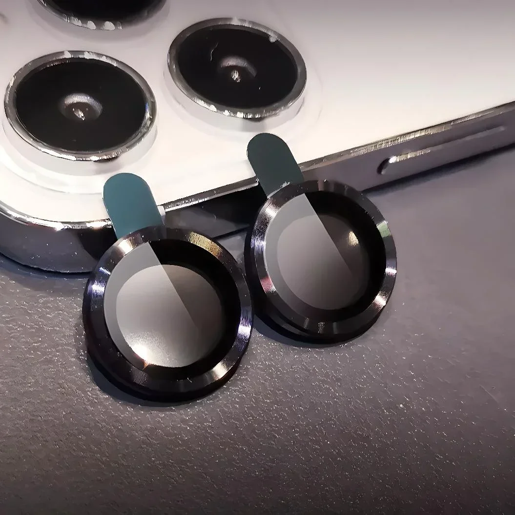 2-3Pcs Luxus Kamera Objektiv Schutz Glas Für IPhone 15 16 Pro Max Kamera Schutz Glas Für IPhone 15 14 zurück Objektiv Schutz Image