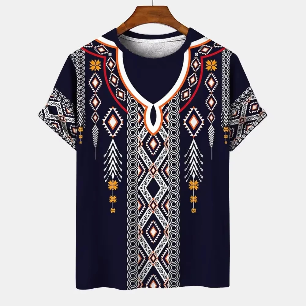 Sommer männer T-shirt Vintage 3d Gedruckt Ethnischen Stil Kind Straße Kurzarm Urlaub Top Frauen T-shirt Kinder T-shirt Kleidung