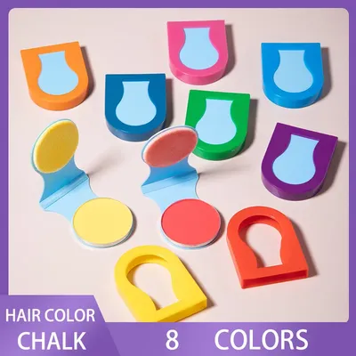 8 farben Temporäre Auswaschen Farbstoff DIY Haar Farbe Färbung Set Styling Haar Kreide Salon Styling Werkzeug Haar Farbstoff salon Styling Liefert