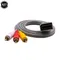 1.8 m 3 RCA Cable for Nintendo Wii Controller Console Audio Video AV Cables Composite 480p Gold-plated 3RCA for Nintend Wii Cord