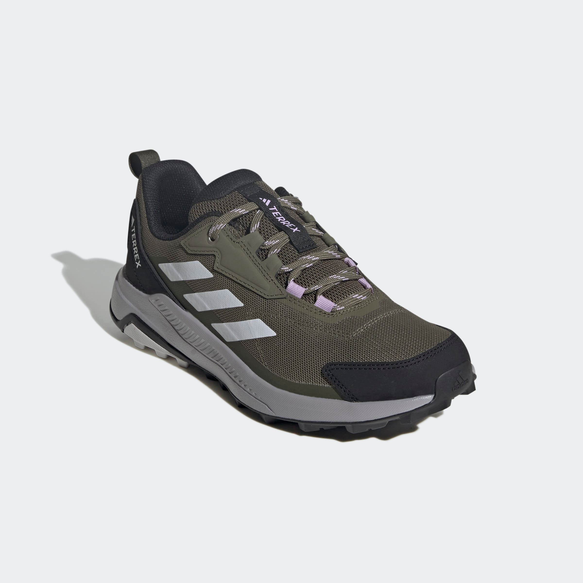Wanderschuh ADIDAS TERREX "TERREX ANYLANDER", Damen, Gr. 38,5, olive strata, dash grau, night cargo, Textil, Schuhe Wanderschuh