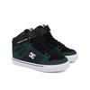 Sneaker DC SHOES "Pure High-Top EV", Kinder, Gr. 12(29), grün, navy, schwarz, Obermaterial: Leder / Futter: Textil / Außensohle: Gummi, Schuhe