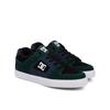 Sneaker DC SHOES "Pure Elastic", Kinder, Gr. 3(34), grün, navy, schwarz, 55.4% Leder, 44.6% Synthetikmaterial, Schuhe